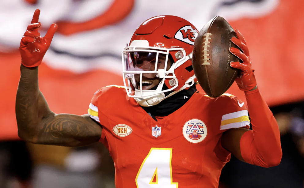 Chiefs under fire after Rashee Rice takes vicious hit with no ...