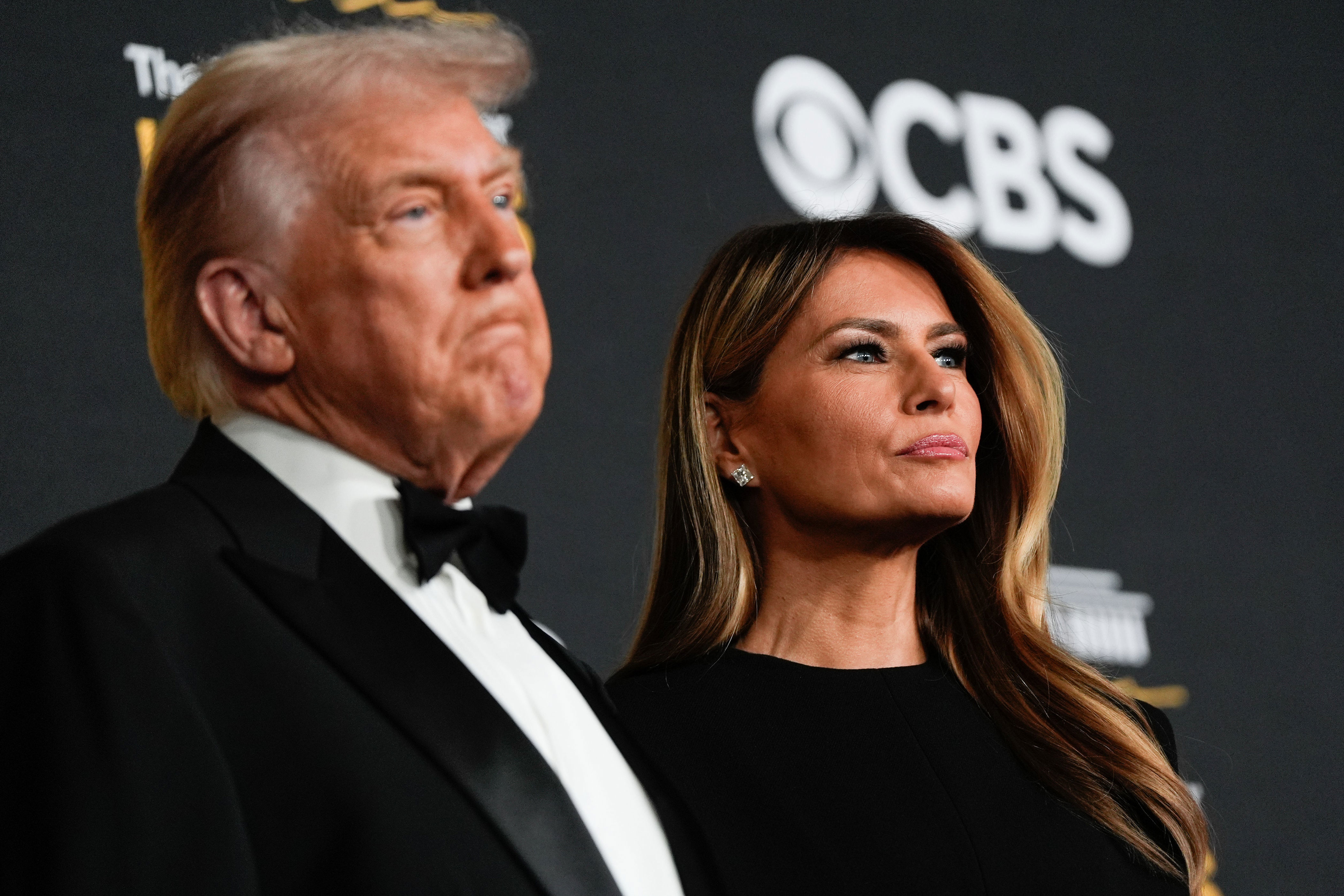 President Donald Trump and first lady Melania Trump at the 48th Kennedy Center Honors on Sunday, which the former offered some additional details about next year&rsquo;s brawl (AP)