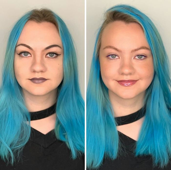 How Women Do Their Own Makeup Vs. How A Professional Does It (29 Pics)