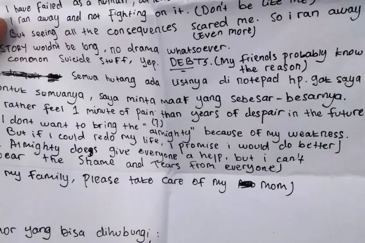 Pria 23 Tahun Tewas Usai Tabrak Diri ke Kereta, Tinggalkan Surat Wasiat untuk Ibu