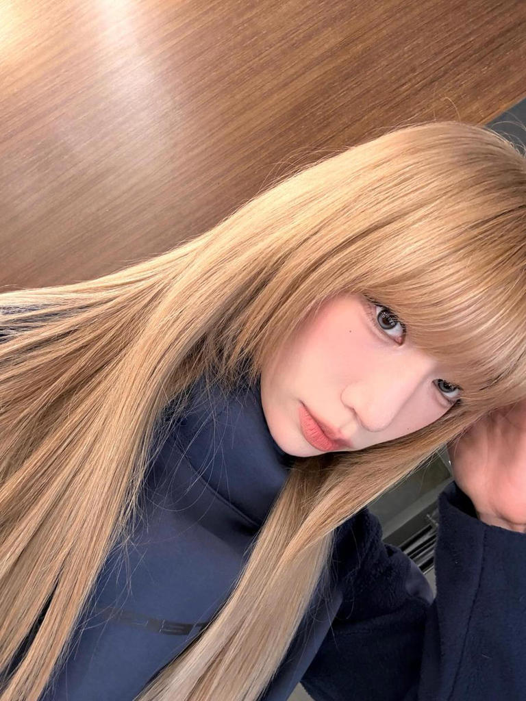 New hair you like… 이바다, 과감한 탈색→시선 강탈 변신, image size:768x1024