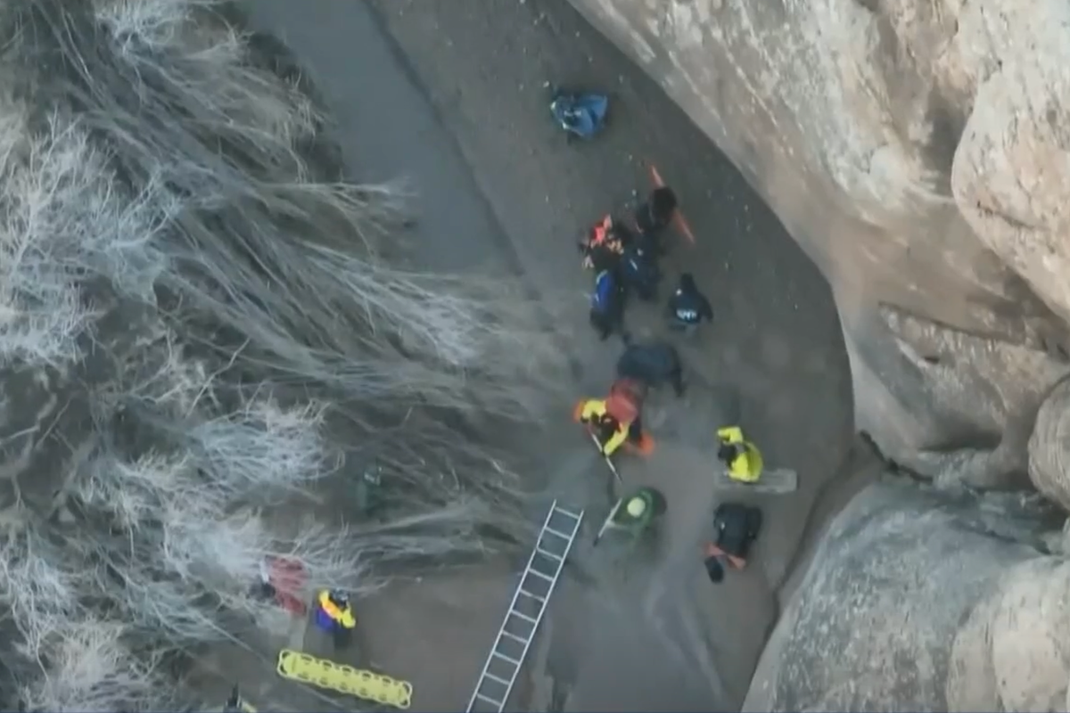 Hiker trapped by quicksand in Utah canyon