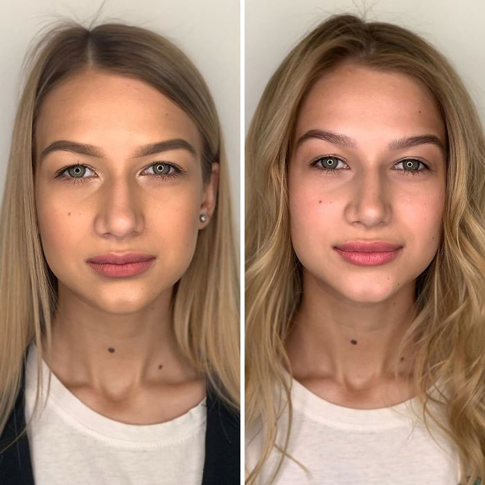 How Women Do Their Own Makeup Vs. How A Professional Does It (29 Pics)