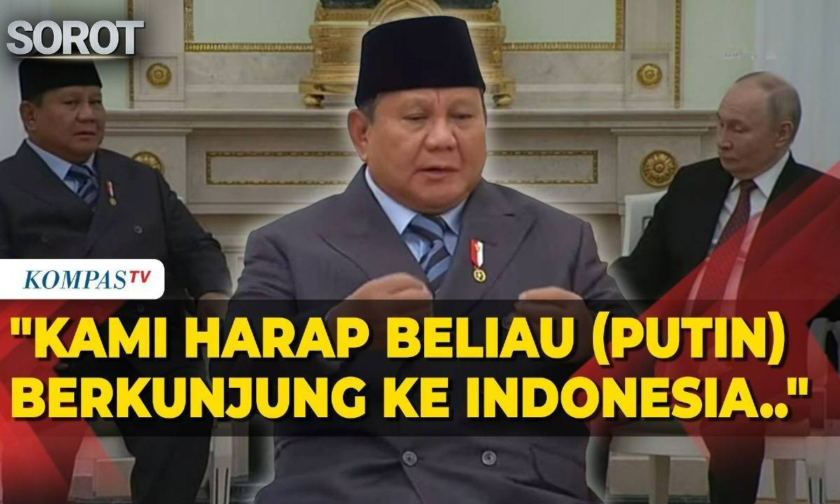 Tertawa Terbahak! Presiden Prabowo Undang Putin ke Indonesia: Jangan Hanya ke India
