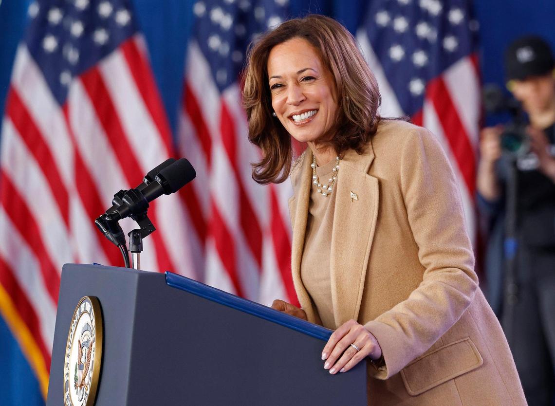 Kamala Harris announces new book tour stops in NC, SC cities. How to ...