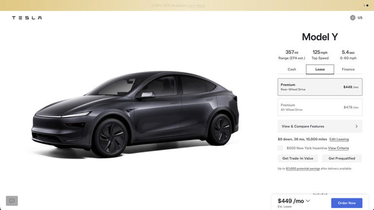 Tesla is practically giving away Model Ys with absurd financing and ...