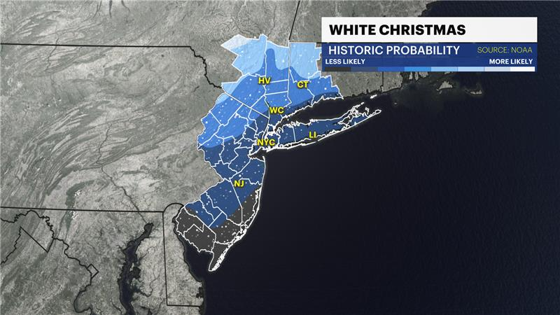 Will the tri-state area see a white Christmas this year?