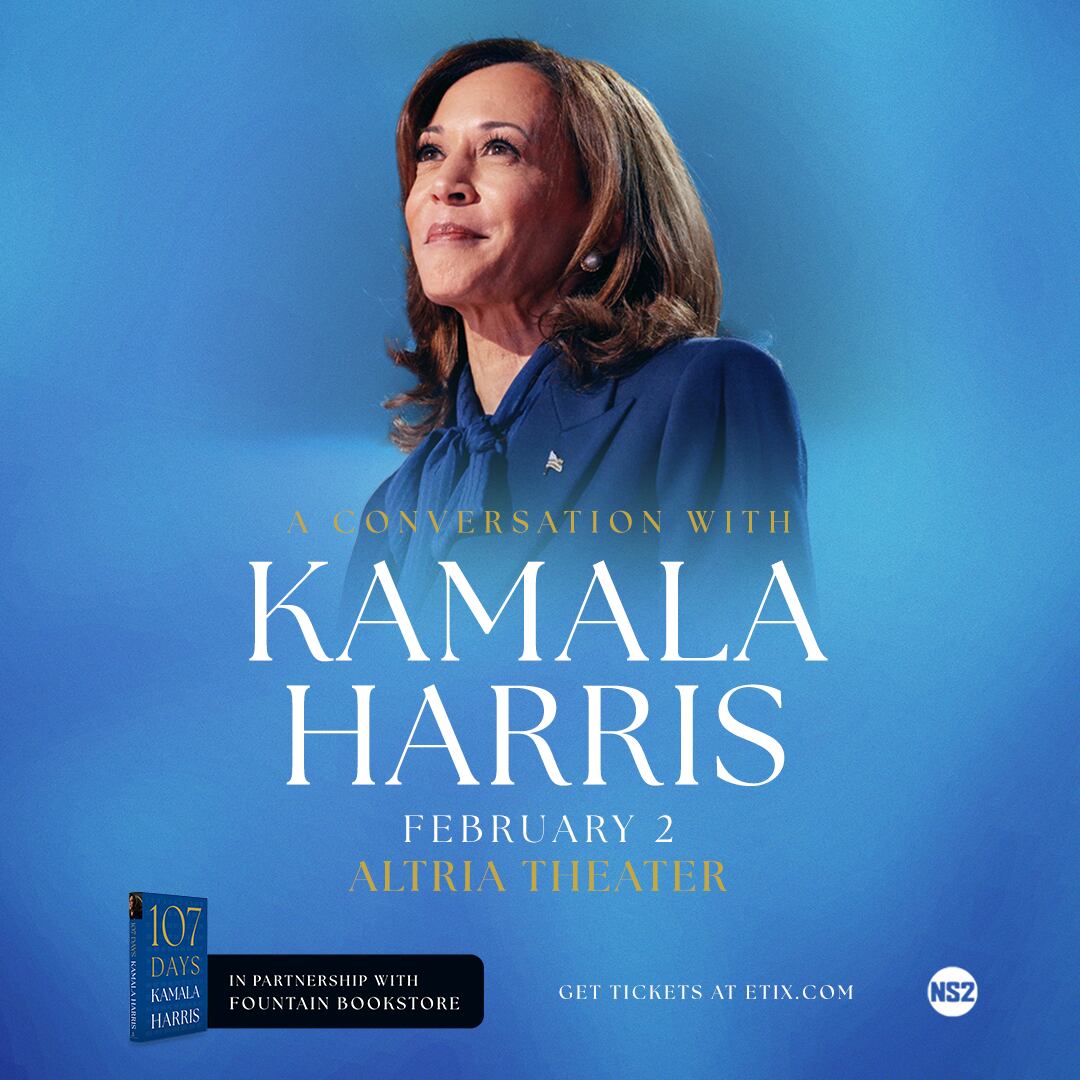 Former Vice President Kamala Harris coming to Richmond this February