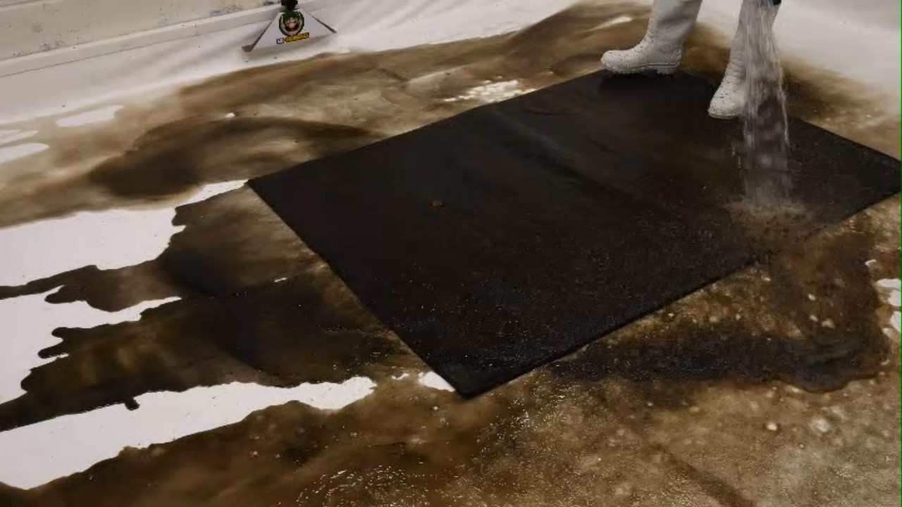 I transformed a dirty rug into a masterpiece!