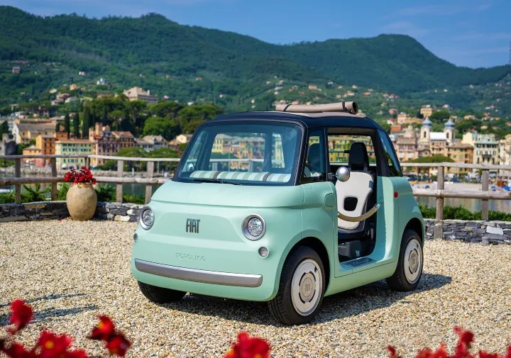 Move over, golf carts: The Fiat Topolino EV is road-ready for the US