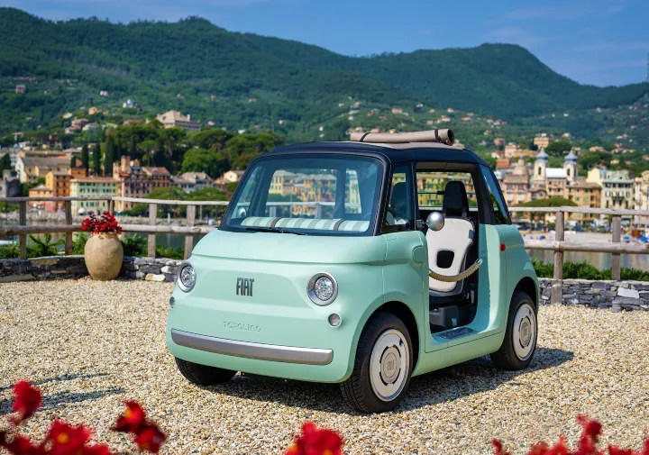 Move over, golf carts: The Fiat Topolino EV is road-ready for the US