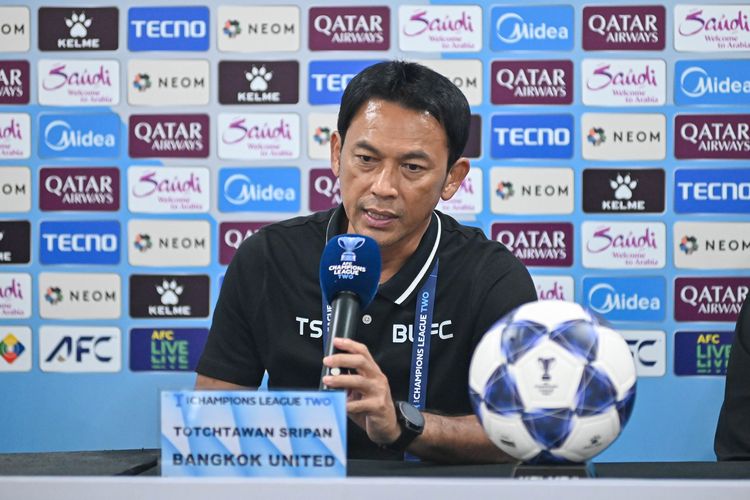 Kata Pelatih Bangkok United Pasca Gagal Kalahkan Persib di Puncak Klasemen ACL