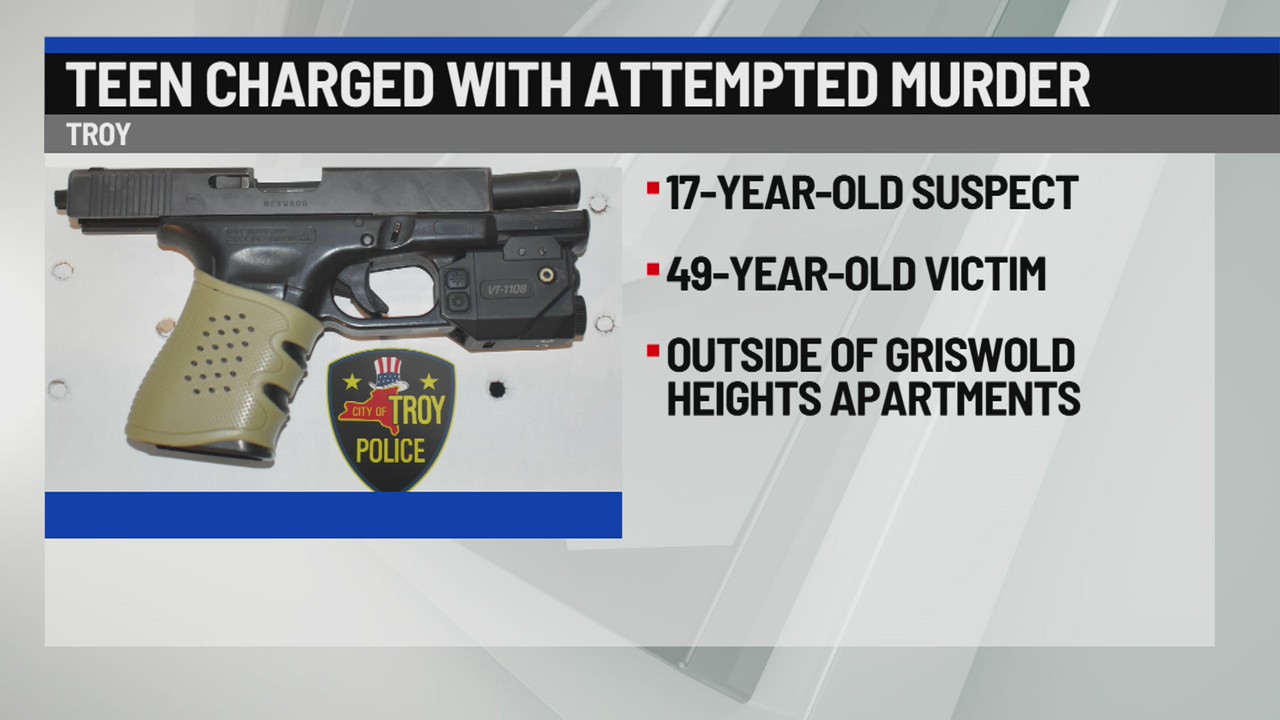 Teen charged with attempted murder in Troy shooting