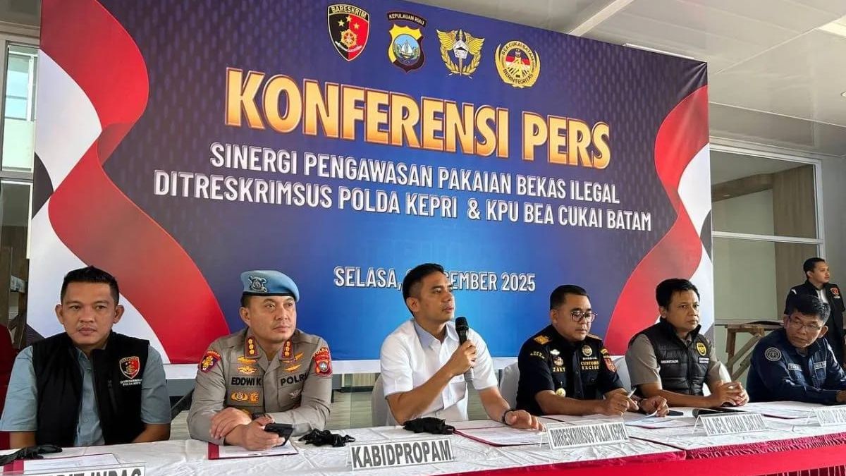 Modus Baru Terungkap, Penyelundupan Baju Bekas Ilegal ke Batam Menggunakan Joki