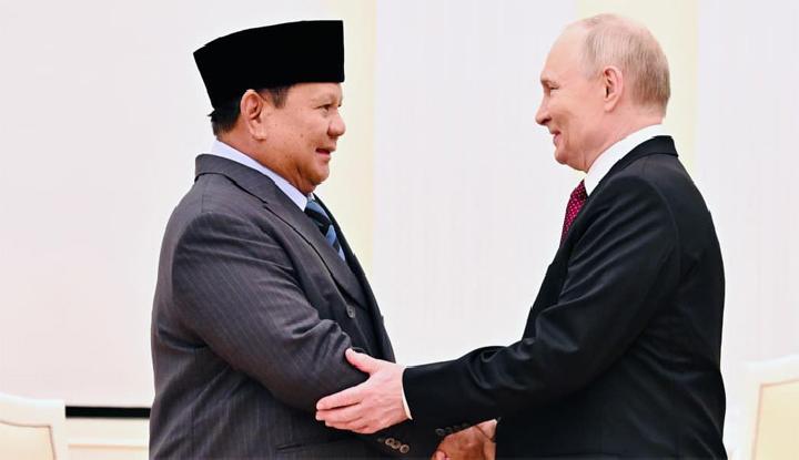 Putin Tawarkan Bantuan Nuklir untuk Prabowo