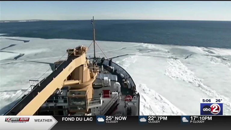 Coast Guard begins ice breaking operations