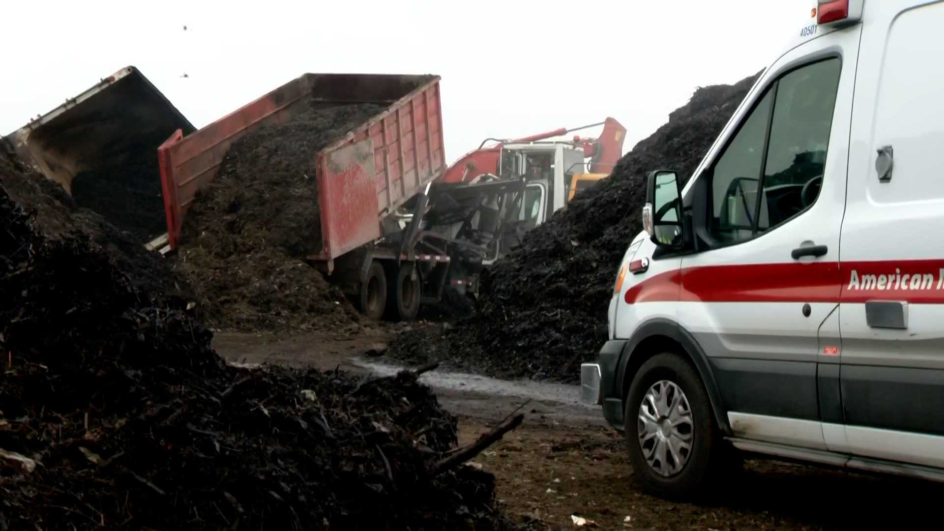 1 dead after industrial accident involving dump trucks at Yolo County ...
