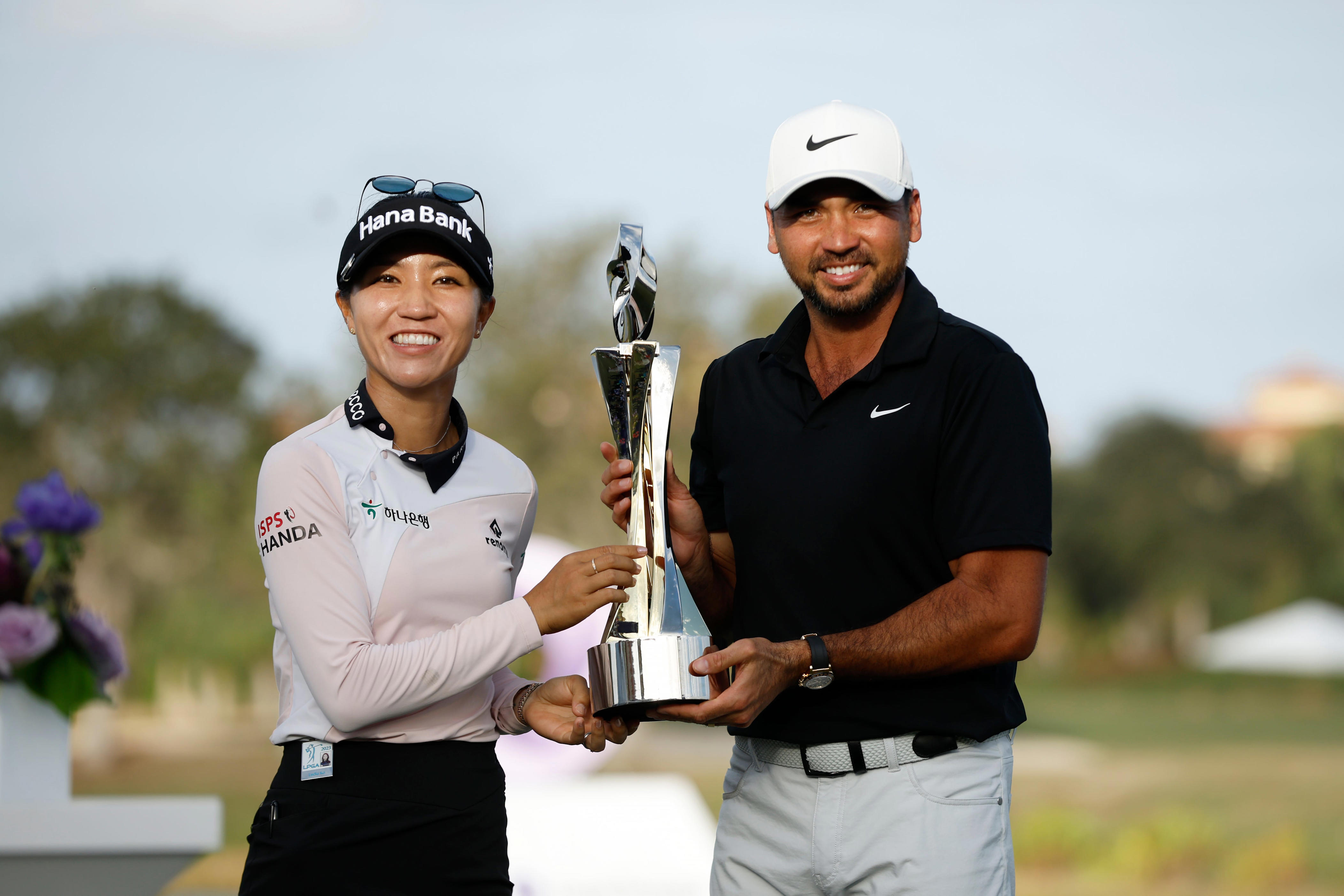 Jason Day says it's nice to be around greatness with partner Lydia Ko