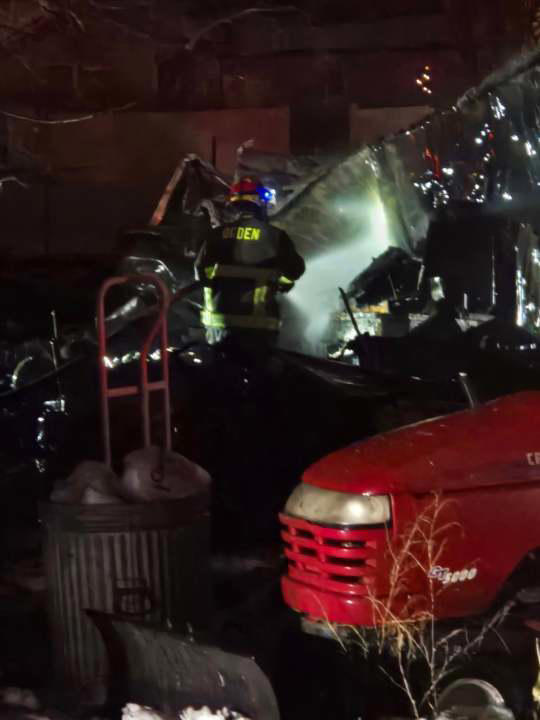 Ogden mobile home destroyed in late-night fire