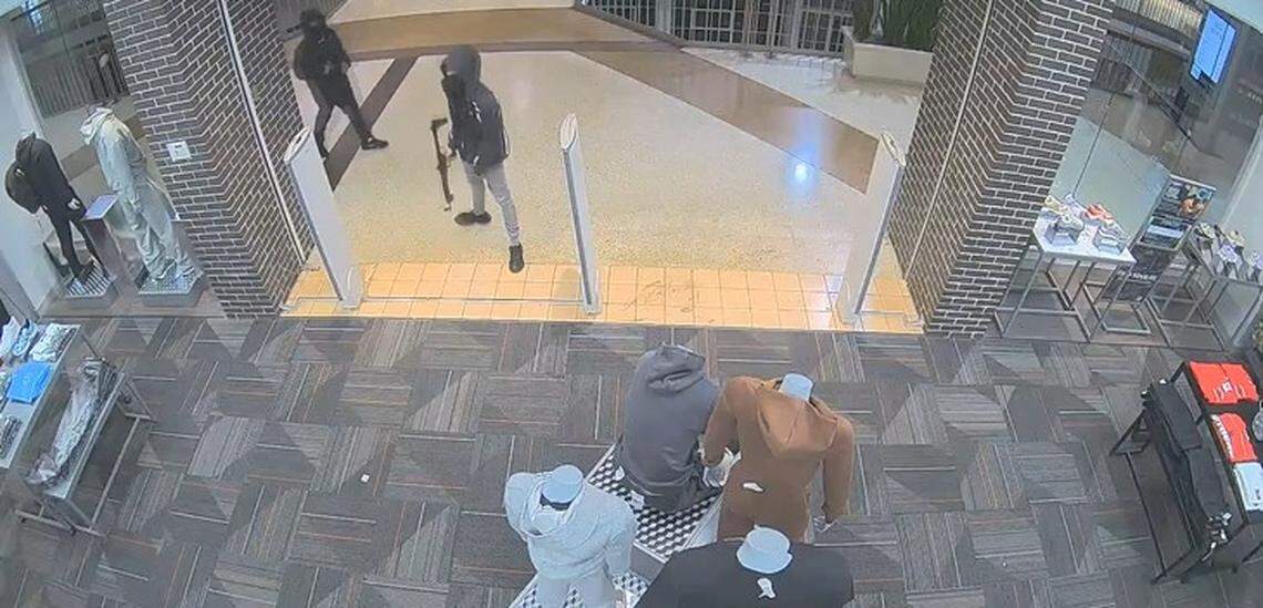Police release video of men accused of firing shots in an NC mall