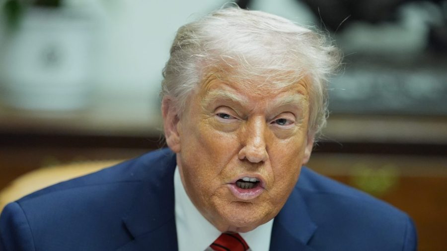 Trump pushes back on reports of discontent with Hegseth, Noem