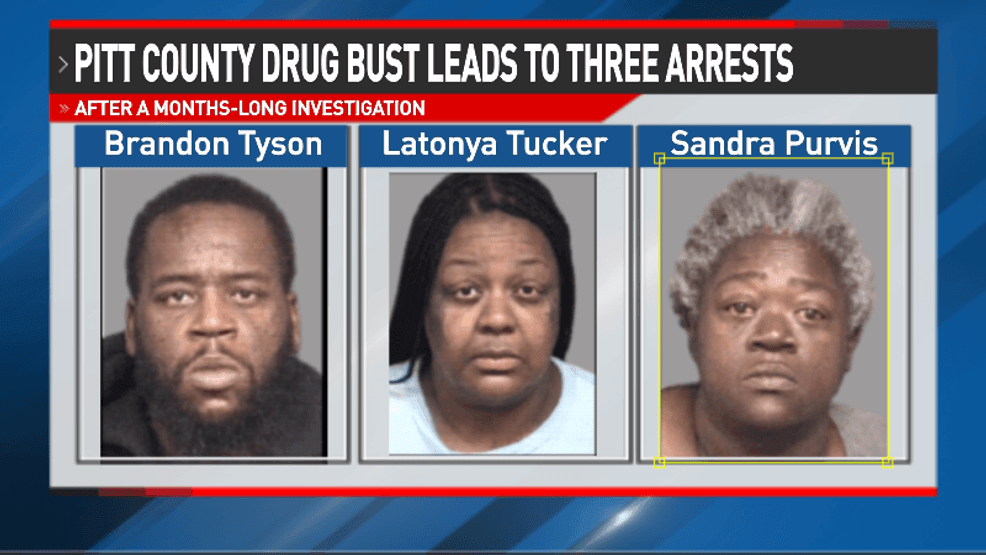 Pitt County drug bust leads to three arrests after months-long ...