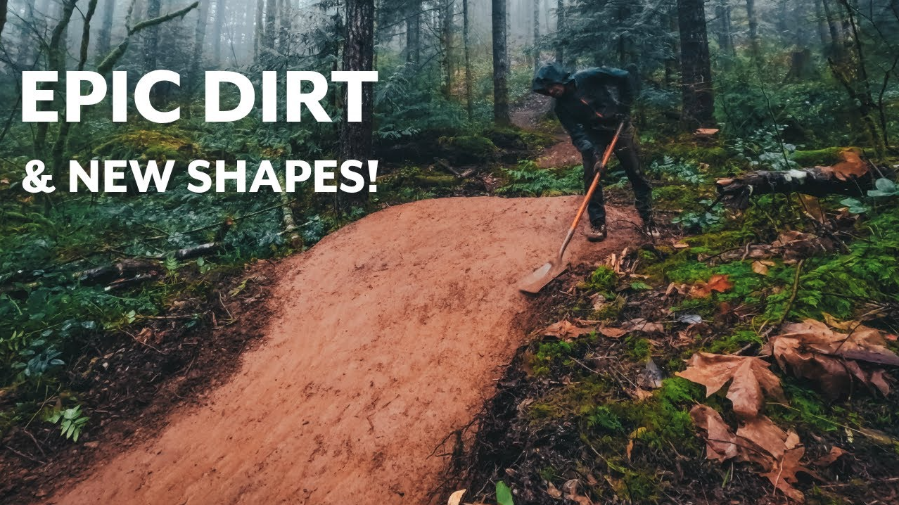 MTB trail build progress | Prepping big features and high-speed lines