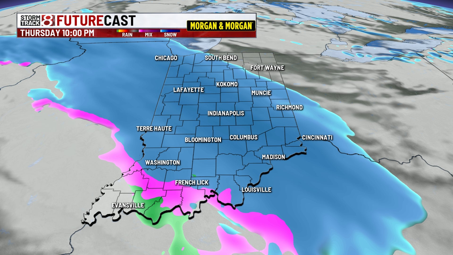 Tracking accumulating snow Thursday night, more snow and arctic air by ...