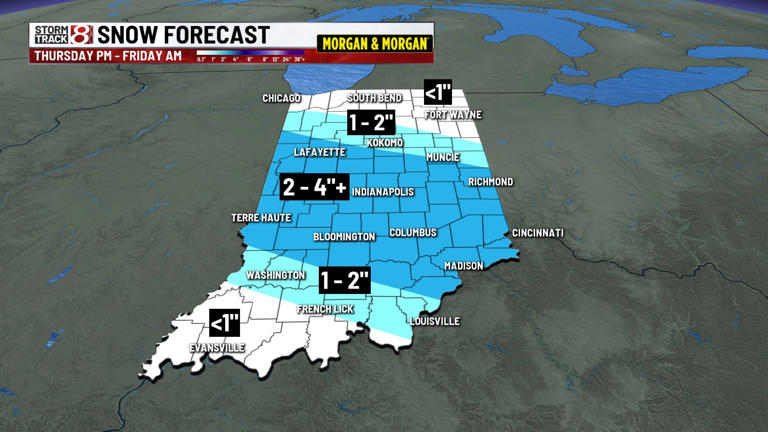 Tracking accumulating snow Thursday night, more snow and arctic air by ...