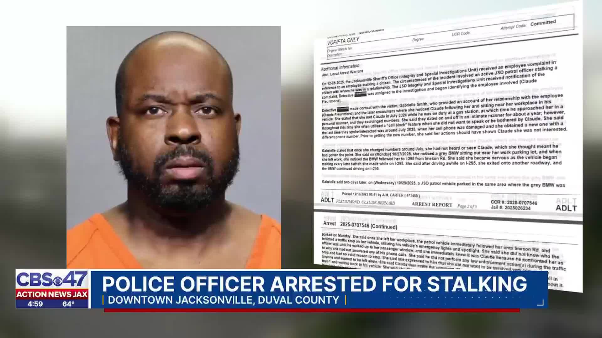 Former Jacksonville police officer arrested, accused of stalking ex ...