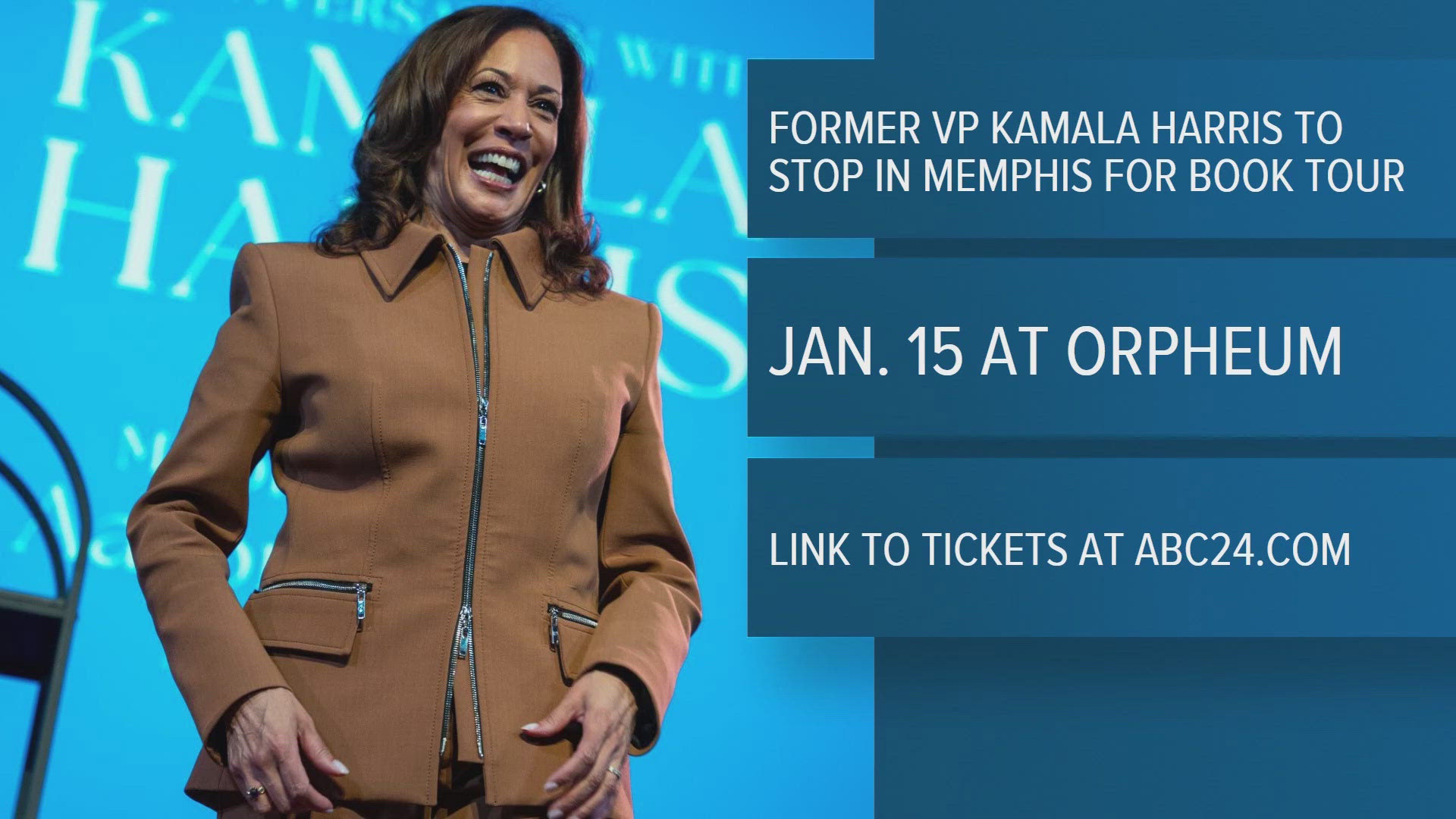 Former vice president Kamala Harris coming to Orpheum as part of book tour