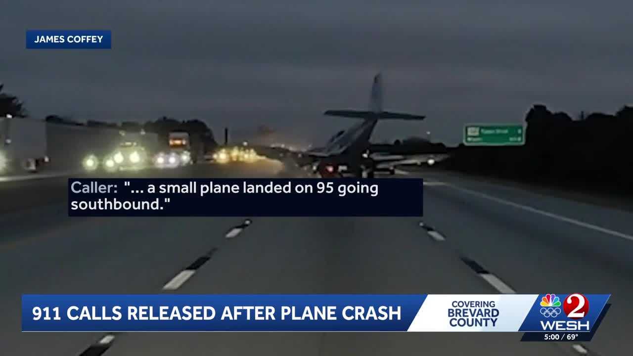 911 calls released after plane crash-lands on Central Florida highway