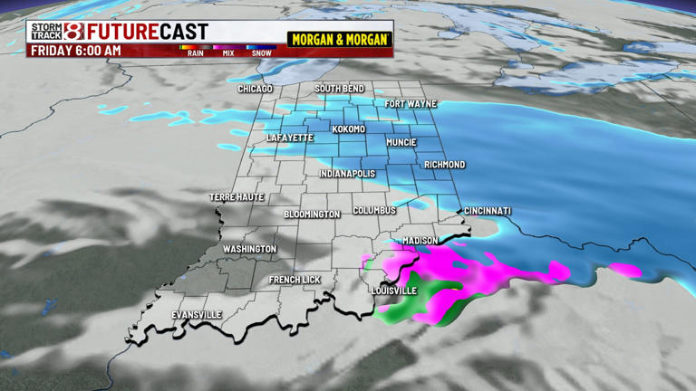 Tracking accumulating snow Thursday night, more snow and arctic air by ...