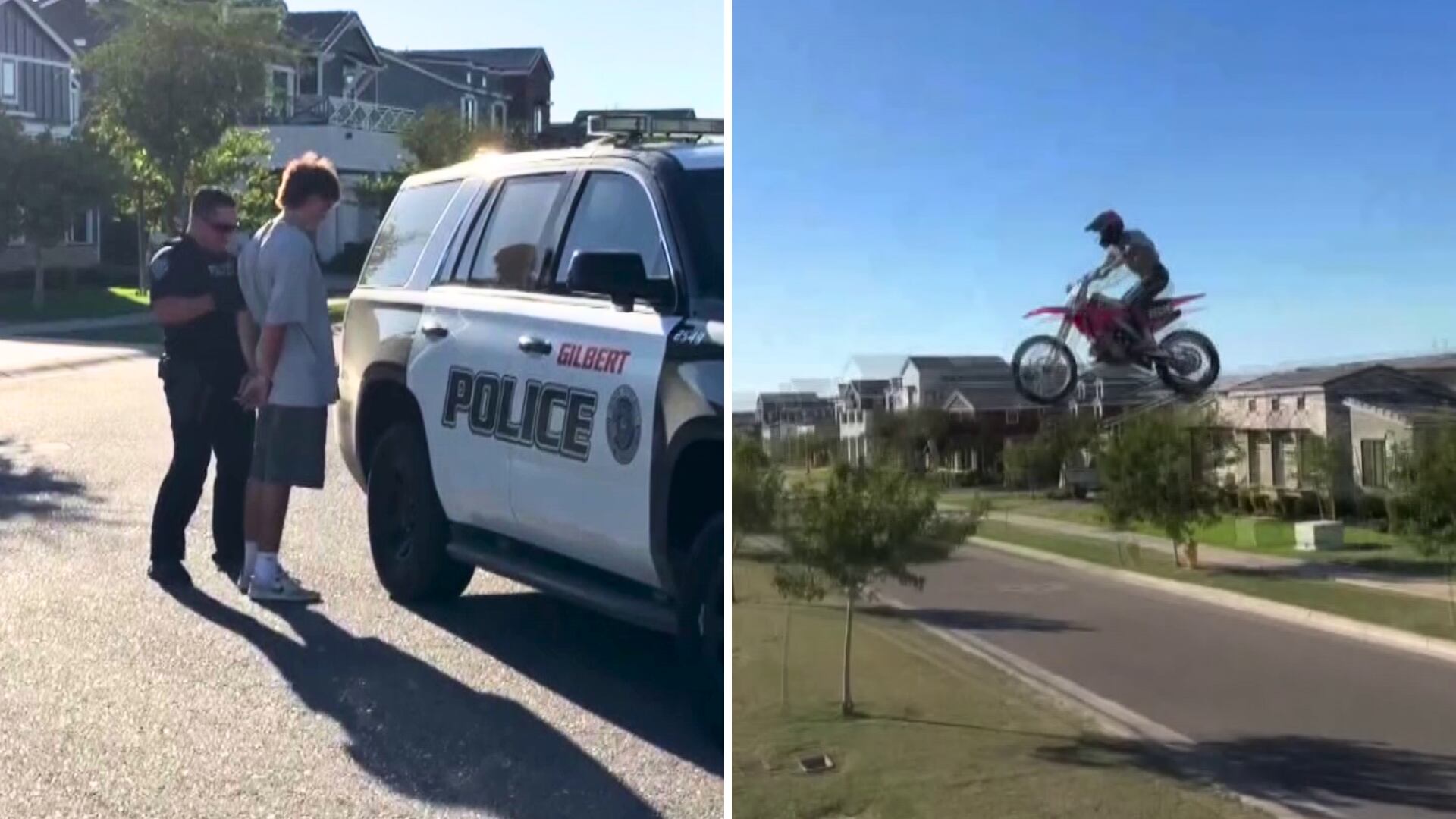 Gilbert teen faces charges after viral dirt bike jump