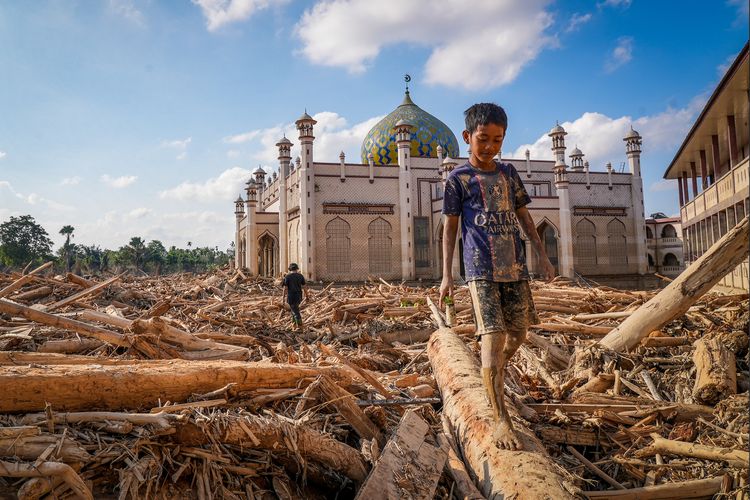 Kuburan Rumah Tenggelam di Aceh Tamiang: Terendam Lumpur, Tak Bisa Dihuni