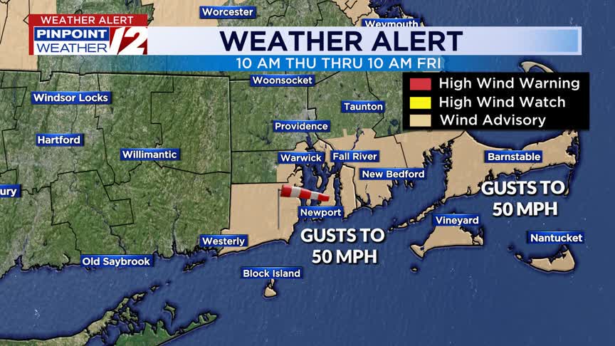 WPRI 12 weather now 12/10/25: Dry, windy, and cold Thursday