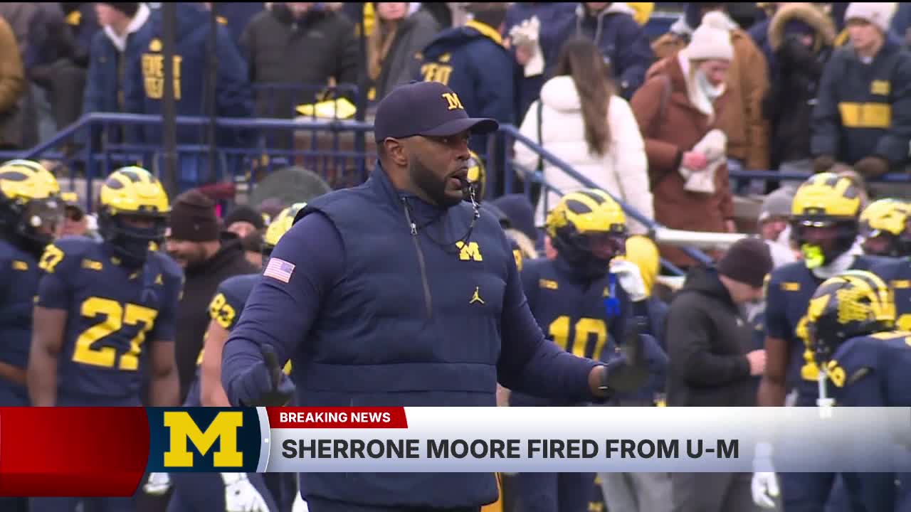 Former Michigan football coach Sherrone Moore in jail after firing