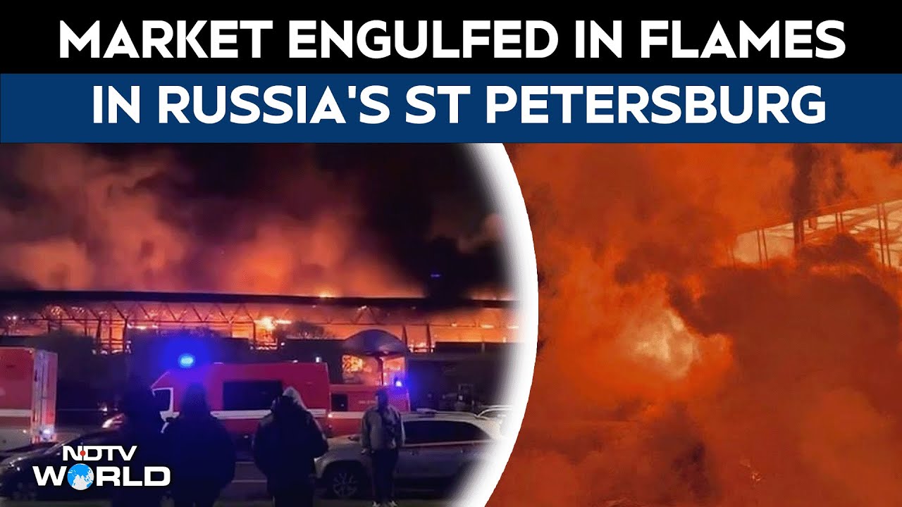 Russia fire | One killed, two injured in massive fire at Russia's Saint ...