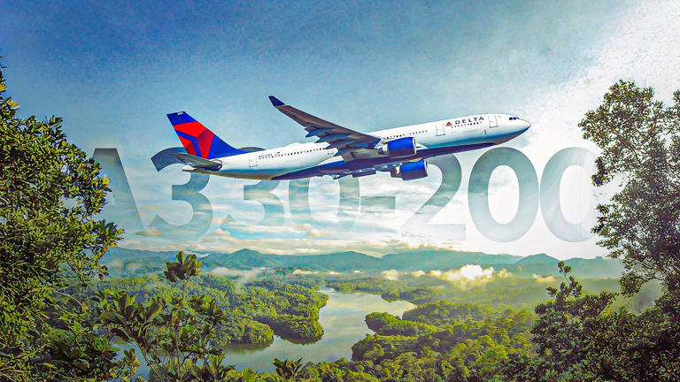 Delta Air Lines' rarest widebody: Top 10 Airbus A330-200 routes in 2026