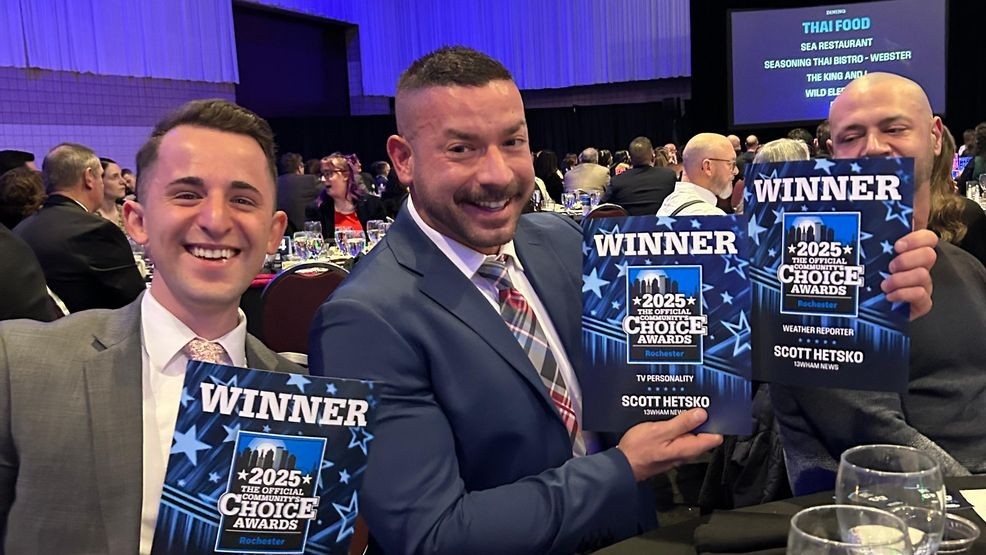 13WHAM wins three Rochester Community's Choice Awards