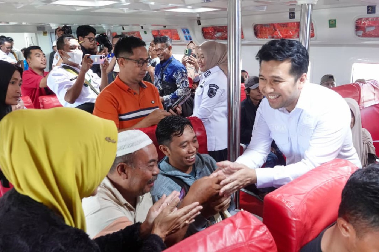 Tarif Rp 5.000! Kapal Cepat Trans Laut Beroperasi di Jatim