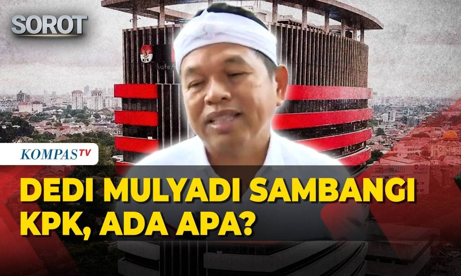 Gubernur Dedi Mulyadi Kunjungi KPK, Apa yang Dibahas?