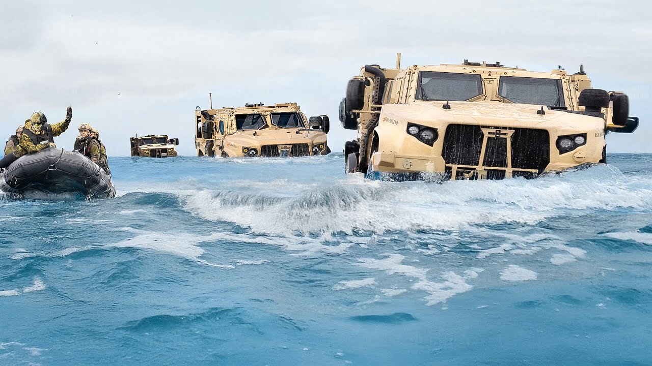 How the US is testing the limits of its armored vehicles through deep water