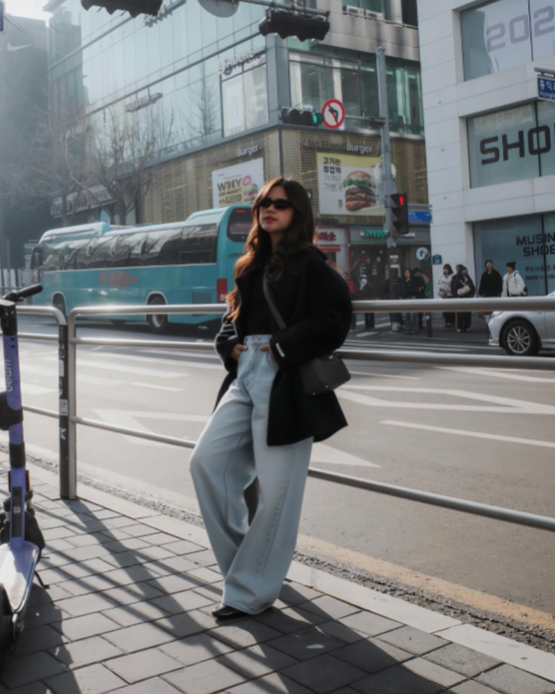 Potret Audi Marissa di Korea: Stylish Saat Musim Salju