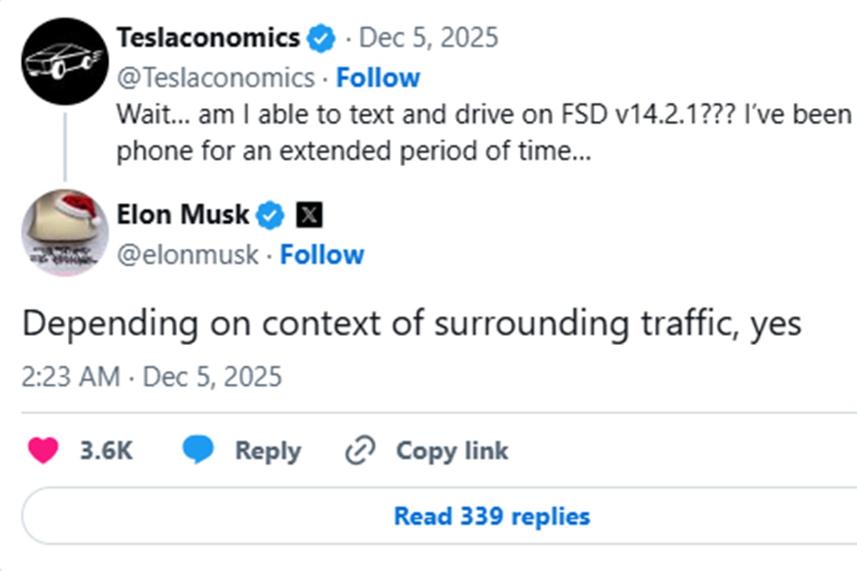 Secret safety tweak? Users claim Tesla FSD now allows all-day hands ...