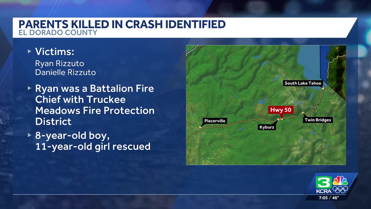 Parents killed in El Dorado County crash identified, including a Tahoe ...