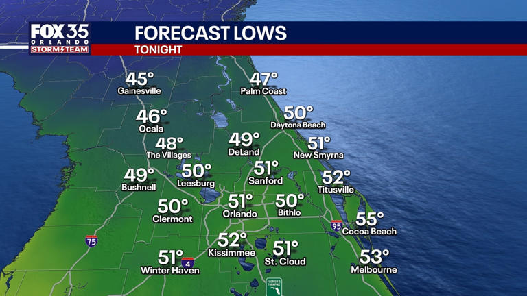 Orlando weather: Pleasant weather before another cold front arrives