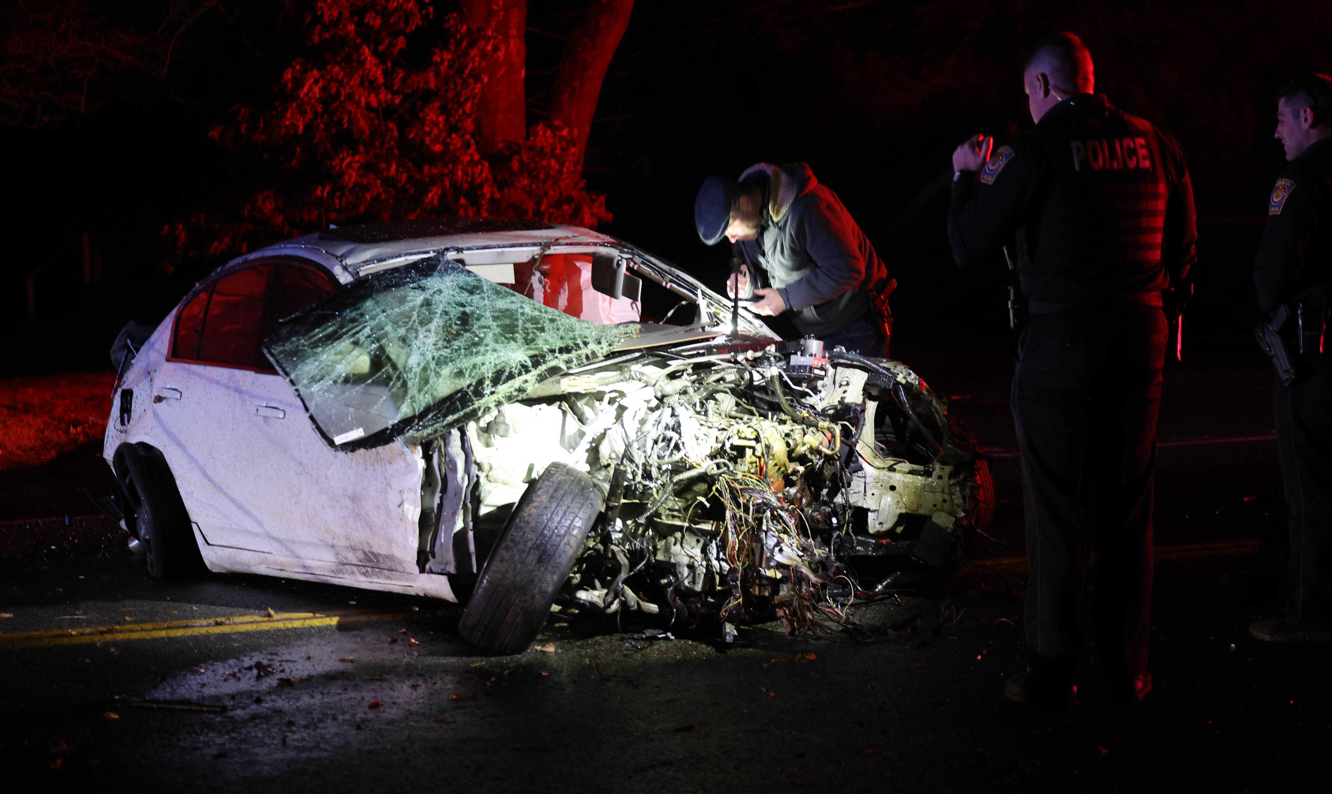 Police: Driver seriously injured, ejected from car after high-speed crash