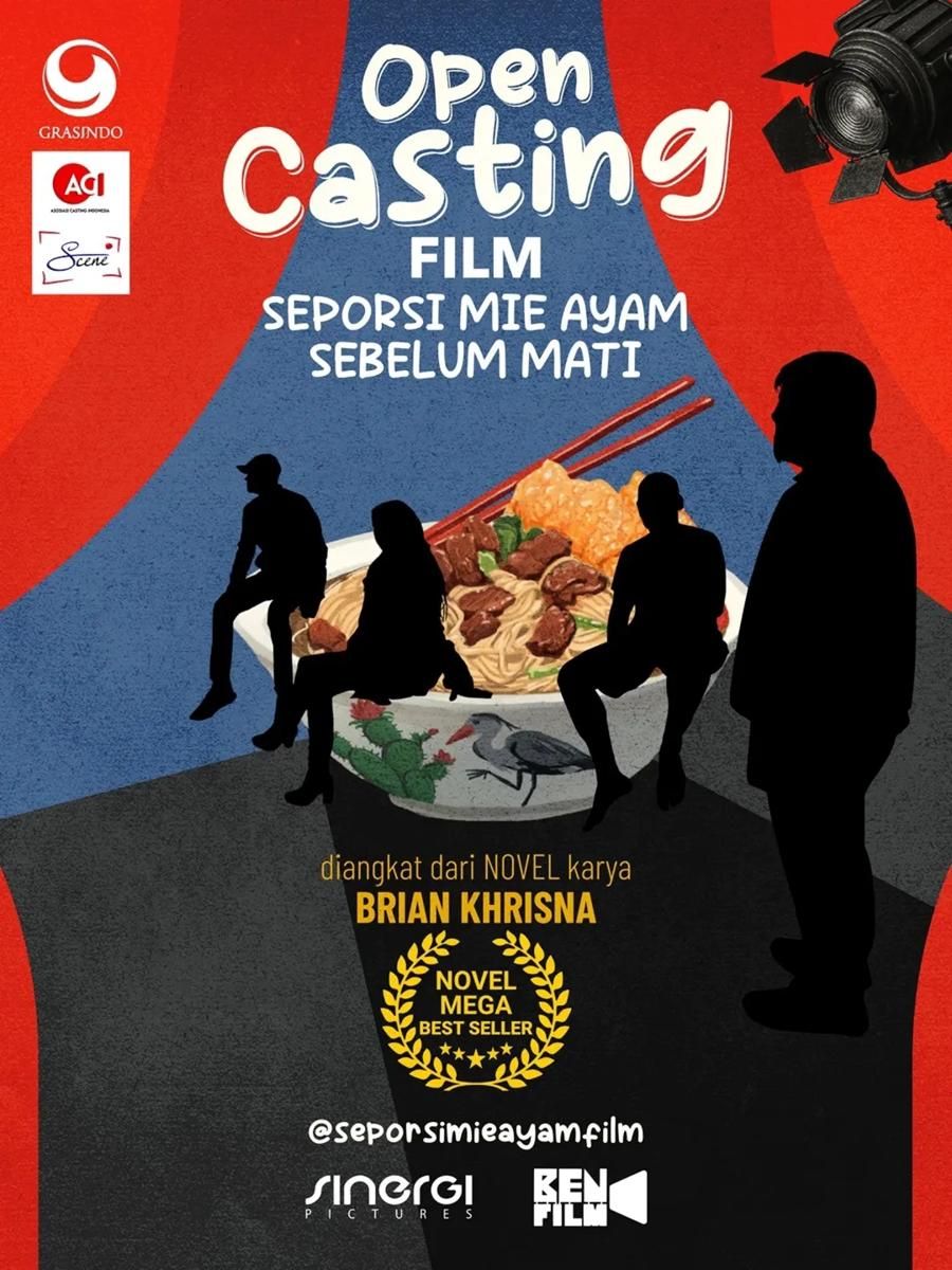 Seporsi Mie Ayam Sebelum Mati, Cari Pemeran Utama via Open Casting