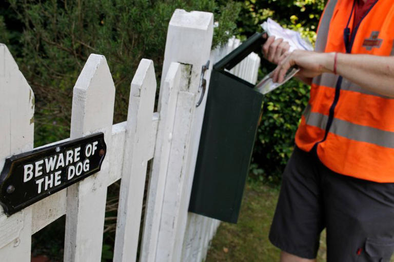 Image showcasing Royal Mail shares 'ten-minute rule' to protect postal workers